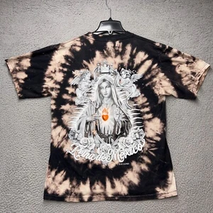 Reina De Mexico Camicia Uomo Grande Reverse Tie Dye Vergine Maria CGH Grafica - Foto 1 di 9