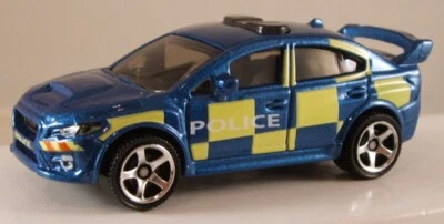 MATCHBOX #60 '15 Subaru WRX STi Police, 2017 issue (LOOSE / MINT) - Image 1 of 2