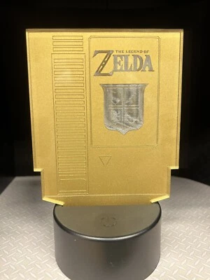 The Legend of Zelda Gold Cartridge LED 3D Light Lamp  (Nintendo NES, 1987) - Image 1 of 4