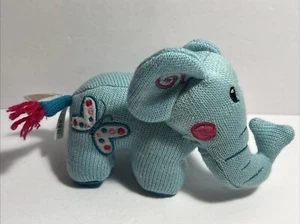 Peluche Dan Dee Elefante Maglia Blu 8" 2010 - Tutto Amore - Nuovo con etichette - Foto 1 di 8