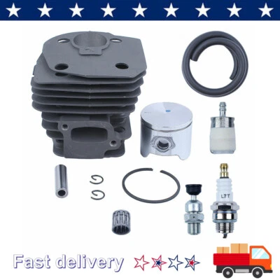 44mm Cylinder Piston Ring Fuel Line Kit For Jonsered CS2149 CS2150 CS2152 CS2153 - Image 1 of 4