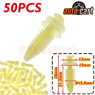 Clips de panel de moldura de puerta 50 un. para Chevrolet K1500 C3500 Silverado 1500 1998-2000  Foto 1 de 4