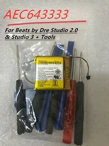 AEC643333 New Original Battery For Beats by Dre Studio 2.0 & Studio 3 + Tools - Zdjęcie 1 z 4