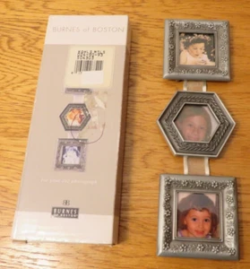 Burnes Of Boston Ashford Mini Triple Hanging Frames, 8" - Picture 1 of 3