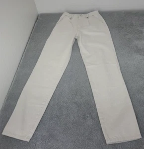 Panhandle Slim Size 11 Vtg 90's High Rise Western Jeans 27x34 Bareback Beige Tan - Picture 1 of 12