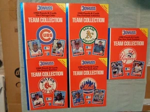 BASEBALL - 1988 DONRUSS TEAM COLLECTION (5) UPDATE CARD BOOKS - Picture 1 of 5