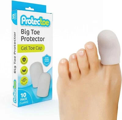 Protectoe Big Toe Protector Non-Perforated Extra Strong Design - Pack of 10