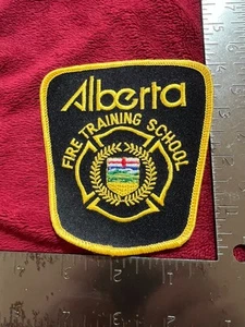 Obsolete Alberta, Canada Fire Training School Uniform Badge Patch. - Picture 1 of 2