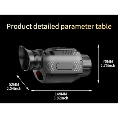 High Definition 4K For Night Vision Monocular 28X Digital Zoom USB C Recharge - Image 1 of 4