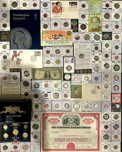 ESTATE LOT MASSIVE US Coin Collection,Currency,Gold,Proof,Graded,Foreigns,Silver - Picture 1 of 11