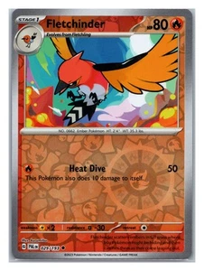 SV02: Paldea Evolved #029/193 Fletchinder - Reverse Holo - Picture 1 of 2