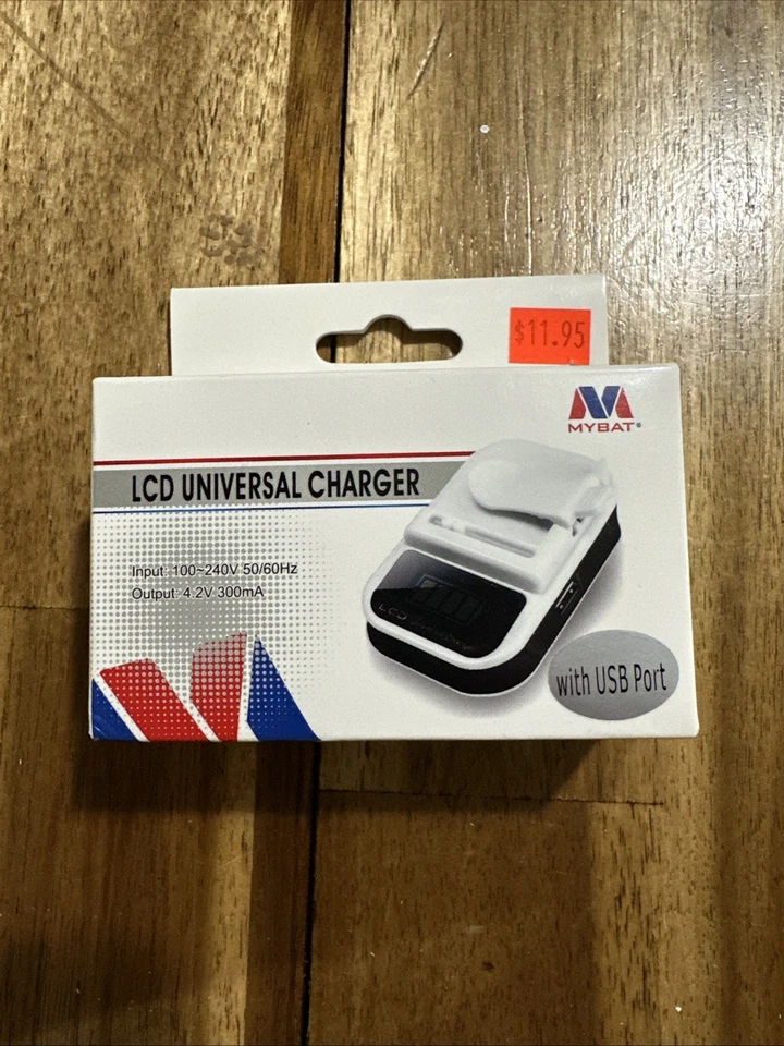 Mybat LCD Universal Charger With USB Port Easy Carry - Image 1 of 1
