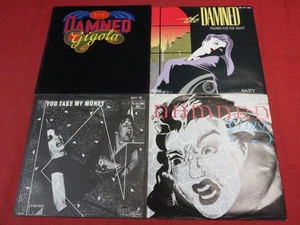 The Damned SAMMLUNG / COLLECTION 4x 7" Single MCA Stiff Bellaphon Germany - Picture 1 of 2