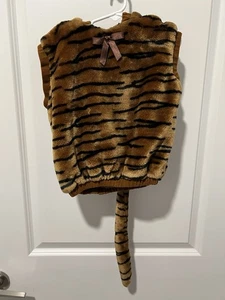 Vintage Celebration Halloween Tiger Plush Costume Infant 12-24 Months With Hood - Picture 1 of 4