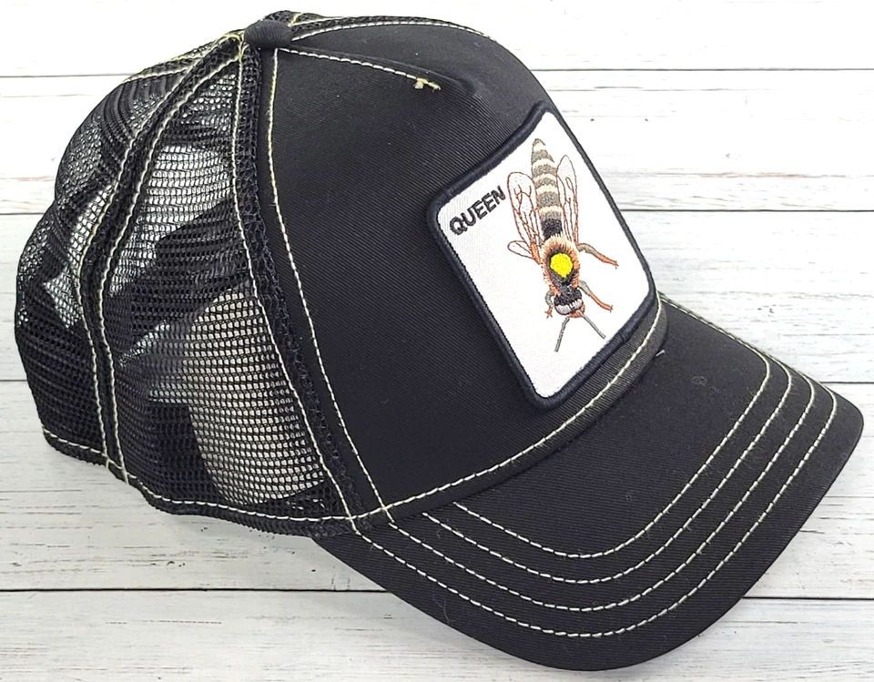 Goorin Bros. Men's Queen Bee Animal Farm Trucker Cap Black One Size