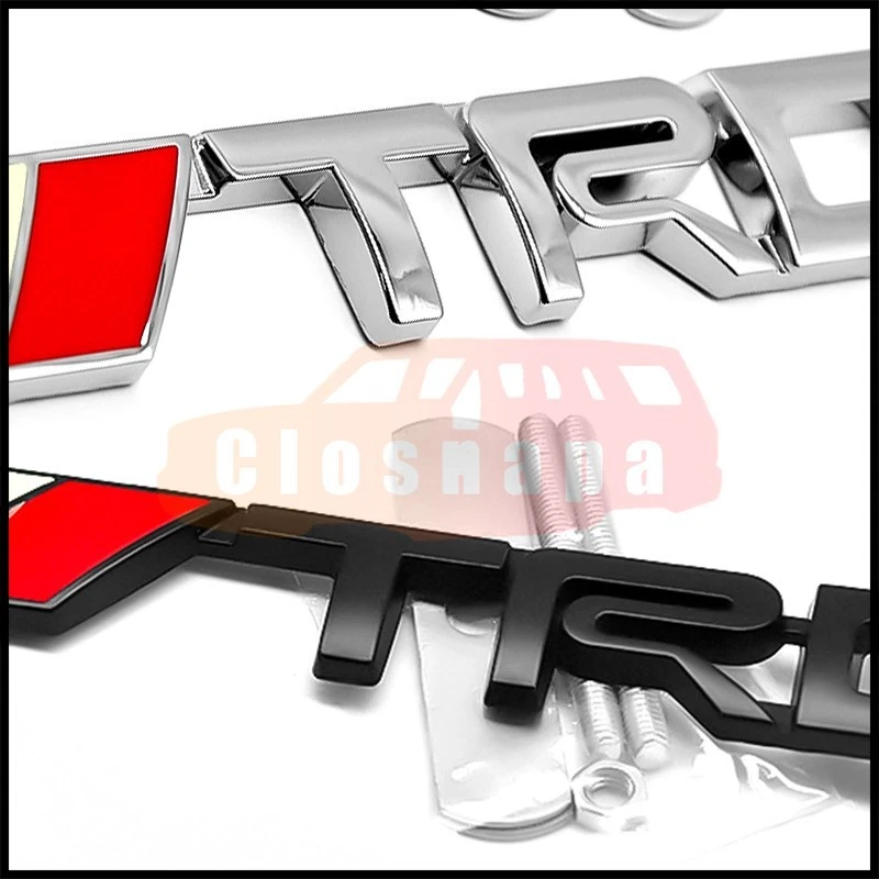 3D Front Grille Emblem For Hilux Camry Fortuner Yaris Tacoma 4runner Upper Badge - Image 1 of 1