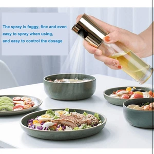 Oil Sprayer for Cooking, Olive Oil Mister, Dispenser Glass Bottle 100ml - Picture 1 of 8