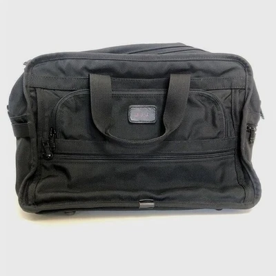 Tumi Alpha Expandable Messenger Bag Briefcase Travel Luggage Ballistic Nylon - Image 1 of 4