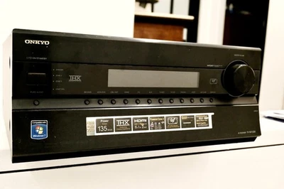 Onkyo AV Receiver TX-NR1008 9.2 ch 135W/ ch Bundle w/ Remote, Antenna, ipod dock - Image 1 of 4