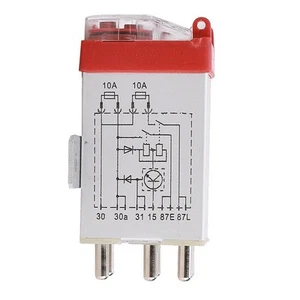 Gray Plastic Overload Protection Relay for Mercedes W201 W124 W126 2015403745 - Picture 1 of 12