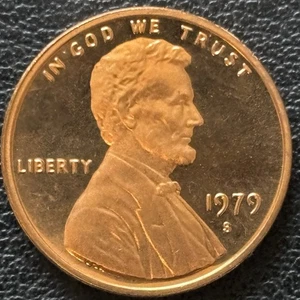 1979 S Proof Lincoln Cent From Proof Set With Free Shipping - Picture 1 of 5