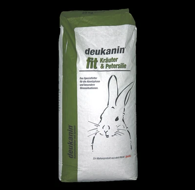 deuka deukanin fit Kräuter & Petersilie 25 kg Futter Kaninchen Meerschweinchen - Bild 1 von 3