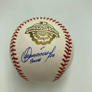Orlando Hernandez El Duque Signed 2001 World Series Baseball PSA DNA COA - Picture 1 of 3