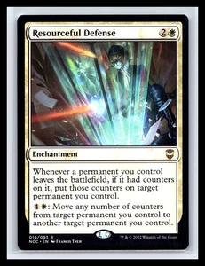 MTG Resourceful Defense #19 Commander Streets of New Capenna Regular Rare NM - Picture 1 of 2