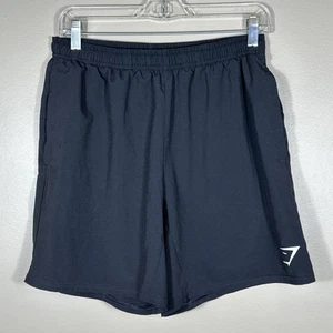 Gymshark Arrival 7" Short Men Med Slim Fit Athletic Workout Training Black Gym - Picture 1 of 8