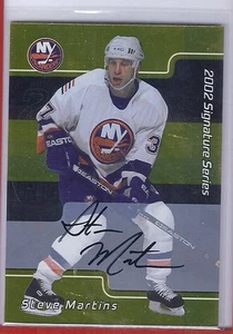 2001-02 BE A PLAYER SIGNATURE SERIES STEVE MARTINS GOLD AUTOGRAPH AUTO 19 BAP - Picture 1 of 1