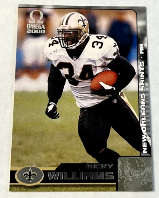 2000 Pacific Omega NFL Trading Card #87 Ricky Williams New Orleans Saints - Image 1 of 4