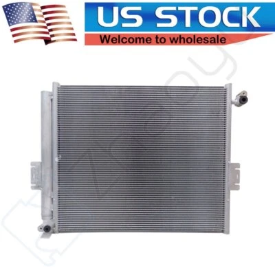 New Aluminum Condenser for 2005-2013 Toyota Tacoma 2.7L L4 4.0L V6 Fits AC3393 - Image 1 of 4