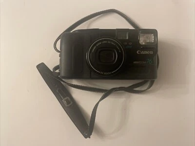 Canon Sure Shot Mega Zoom 76 35MM Point Shoot Film Camera - Untested - Image 1 of 4