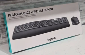 Logitech MK850 Performance Wireless Keyboard Mouse Combo Unifying USB K850 M720 - Picture 1 of 9