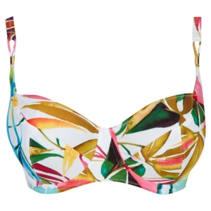 Top de bikini tropical Fantasie Boca Chica balcón con aros sin relleno de apoyo - Imagen 1 de 1