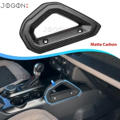 Wildtrak Carbono Seco Para Ford Bronco Raptor 2021-2025 Consola Agarre Manija Apoyabrazos Foto 1 de 4