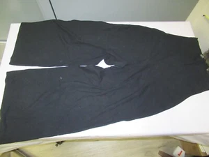 Lilith Women's Black Crop Pull On Pants Wide Leg size M France - Picture 1 of 6