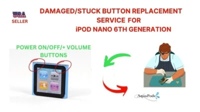 Bad or Stuck Power/Volume Button Replacement Service for iPod Nano 6th Gen - Image 1 of 2