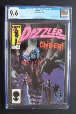 DAZZLER #33 Michael Jackson THRILLER Lingard 1984 Classic Sienkiewicz-c CGC 9.6 - Image 1 of 2
