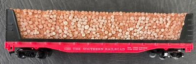 Tyco HO The Southern Railroad Log Car #4365 - Image 1 of 2