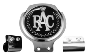 RAC Black Design Scooter Bar Badge - FREE BRACKET & FIXINGS - Picture 1 of 2