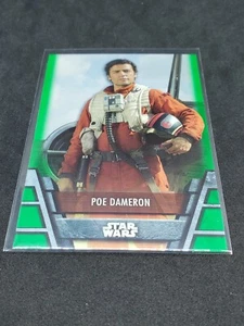 Star Wars Topps Holocron 2020 Green Parallel Insert Card Res-3 Poe Dameron - Picture 1 of 1