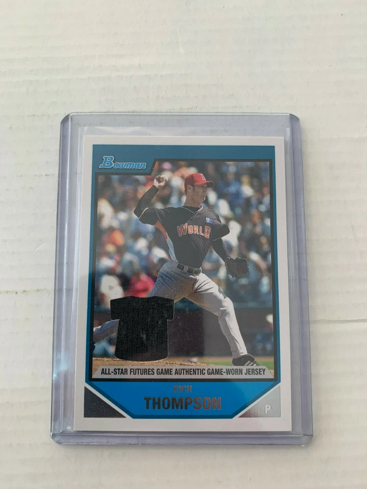 Rich Thompson 2007 Bowman Jersey Card #BDPP78 - Image 1 of 1