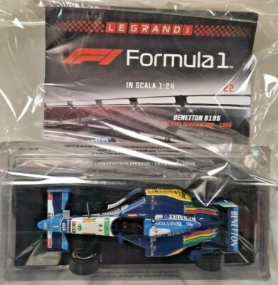BENETTON B195 MICHAEL SCHUMACHER 1995 LE GRANDI FORMULA 1 N.22 SCALA 1:24- - Immagine 1 di 2