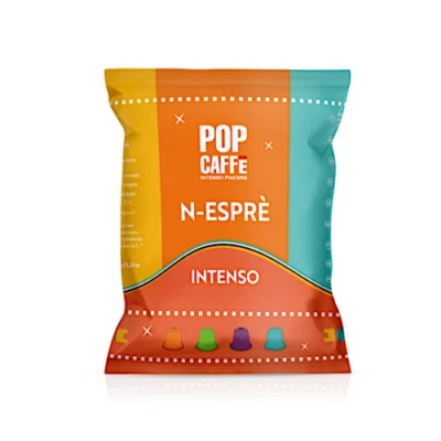200 Capsule Pop Caffè Nesprè N-Esprè EX NAOS INTENSO Compatibili Nespresso NUOVO