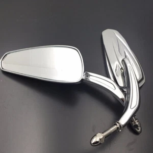 For Harley Davidson Street Glide Special FLHX Motorcycle Rearview Mirrors Chrome - Picture 1 of 12