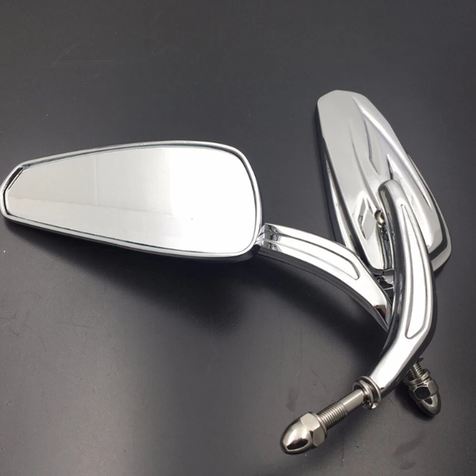 For Harley Davidson Street Glide Special FLHX Chrome Motorcycle Rearview Mirrors - Image 1 of 4