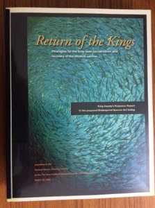 King County Endangered Species Report CHINOOK SALMON Conservation MAPS CHARTS WA - Picture 1 of 12