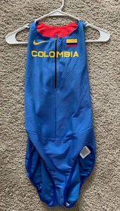 NEW Nike Track and Field Triathlon Suit Colombia National Team Large CI8821-403 - Picture 1 of 3