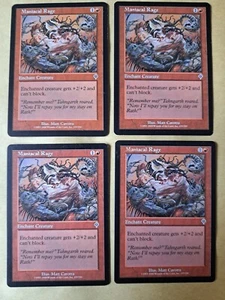 4x Maniacal Rage - MTG Invasion INV Common Good (GD) - Imagen 1 de 2